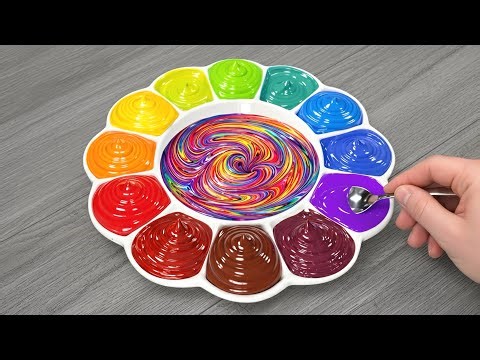 How To Create a ROUND BRIDGE With Only 6 PRIMARY Color ! 🎨🌈