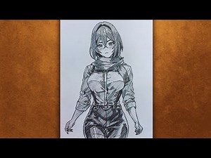 How to draw Mikasa Ackerman | Attack On Titan | Anime drawing step by step