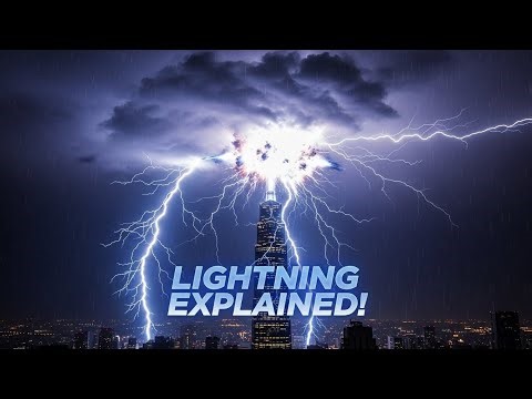 “Why Does Lightning Strike? ⚡ The Shocking Science Explained Simply”