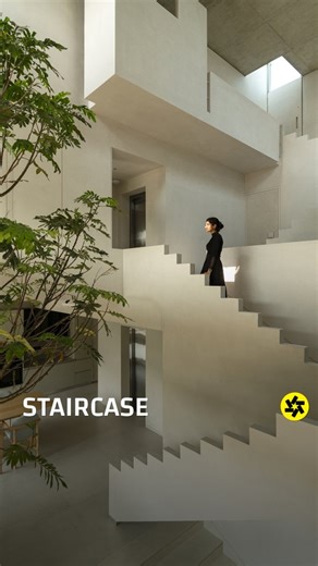 Buildofy on Instagram: "Design Highlight | Staircase Step Well House Published in 10 Homes Bengaluru - A Coffee Table Book. The staircase becomes the heart of the house, moving beyond circulation to shape everyday living. Inspired by stepwells, it unfolds through split levels and pause points rather than continuous climbs. Each landing frame's greenery and views, turning movement into an experience. Design Firm: A Threshold (@a_threshold_) Principal Architect: Ar. Avinash Ankalge (@avinash__anka