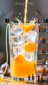 “Miniatur Bikin Es Jeruk Raksasa 🍊”
