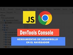 como usar la consola de google chrome para javascript || Devtools console