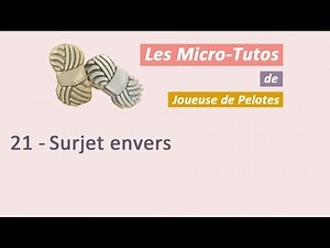 Micro-tutorial Knitting: Reverse Overlock