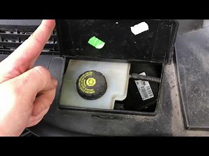 How to check and top up brake fluid with brake fluid tester of a car BMW MINI Cooper DIY
