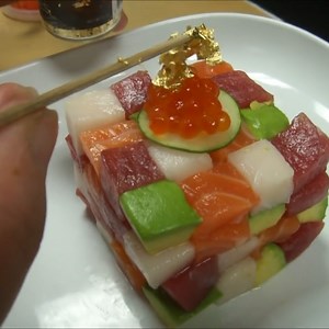 Hiro's Cube is a Work of Art! 😍 | Hiroyuki Terada - Sushi Master