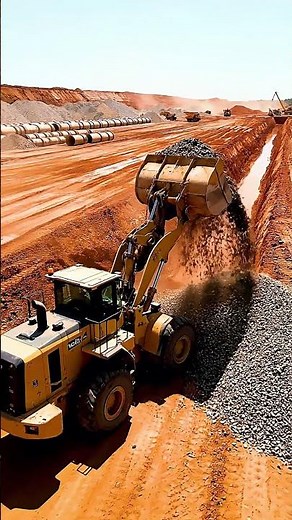 Massive Front Loader Action: Epic Construction Site Earthmoving! 🚜