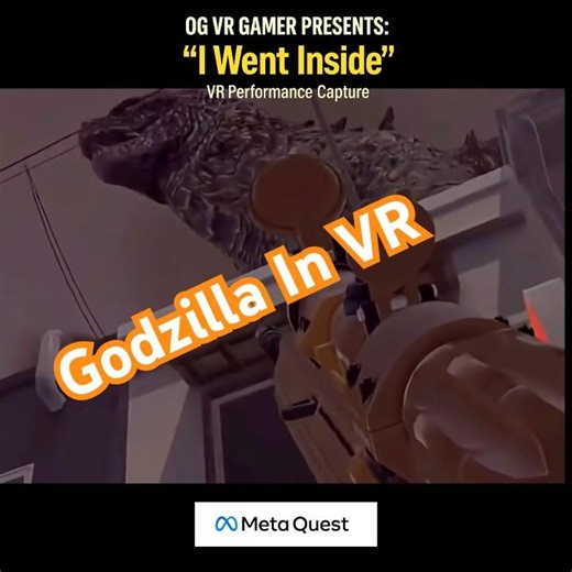 #Godzilla attack in #VR #Quest3 | #iwentinside