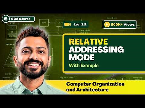 `L-2.9: Relative Addressing Mode || Computer Organisation and Architecture