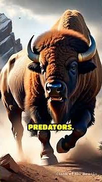 Bison vs. Moose: North American Giants Showdown