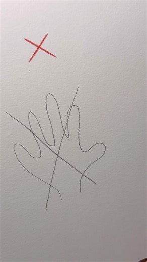 How to draw open hand