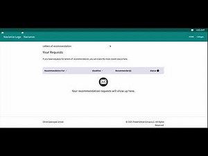 Requesting Recommendation Letters on Naviance