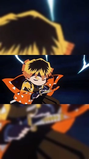 Zenitsu Godspeed Mode ⚡🍎 (Satisfying Anime) #shorts #zenitsu #anime
