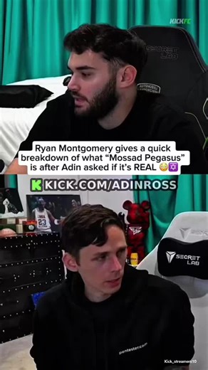 #kick community on Instagram: "Ryan reveals that Masad Pegasus is a real dangerous spyware... 👀😲😲 . Streamers today can sometimes earn more than many mainstream rappers, including high-profile names like 6ix9ine, largely because the streaming business model offers more consistent and diversified revenue. Top creators on platforms like Twitch, Kick, and YouTube make money through subscriptions, donations, sponsorships, brand deals, and ad revenue—income streams that can add up daily rather tha