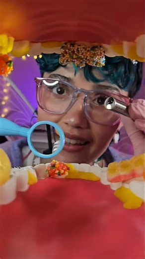 Do you like this ASMR collaboration I did with her? #jelly #candy #asmr