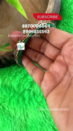 Silk thread kundhan bangles for more details dm