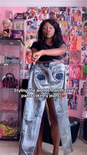 Apple Bottoms skinny jeans 🍏 #2000sfashion #y2kfashion #y2kaesthetic