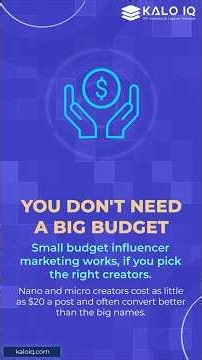 Influencer Marketing for Small Brands | KALO IQ