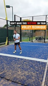114K views · 351 reactions | Don’t make this common volley mistake! ❌ Avoid chopping down too aggressively on the ball. Instead, keep your swing compact with a controlled, small follow-through for better consistency and precision at the net. Simple adjustments like this can transform your volleys!  #padel #padeltips #padeltennis #ThePadelSchool #training #sports #active #coaching #success #mindset | The Padel School | Facebook