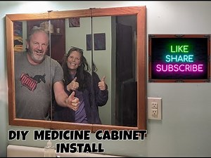 DIY Medicine Cabinet Install