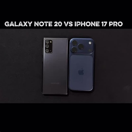 Maaz Ahmed on Instagram: "Galaxy NOTE 20 vs iPhone 17 PRO - BOOTUP Test!! #shorts"