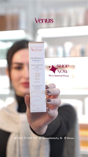 VENUS | Parapharmacy on Instagram: "Avène Hydrance BB Light✨️ A tinted hydrating emulsion that evens out the skin tone, boosts radiance, and protects with SPF 30.☀️ Perfect for normal to combination sensitive skin.✔️ #VenusBeauty #Lebanon #pharmacy 📩 DM us for free consultation! 📱 For your orders | 71 345 125 📦 Delivery all over Lebanon"