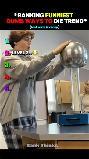 Ranking Funniest dumb ways to die trend 😲