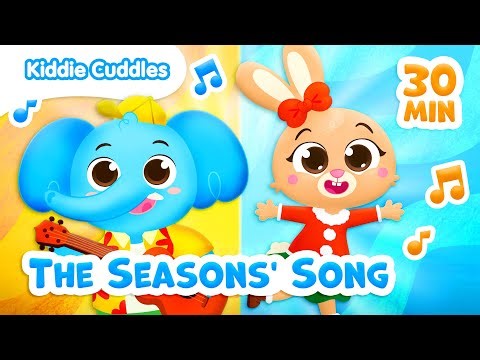 The Seasons Song + Kids Songs Compilation | Autumn With Kiddie Cuddles 🍂