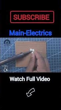 How to Make a DIY 4-LED Light | Easy School Project for Beginners | LED light DIY ideas | #diy #LED