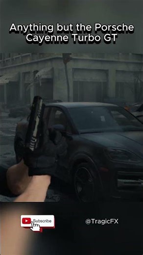 Anything but the Porsche Cayenne Turbo GT (Resident Evil Requiem)