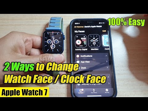 Apple Watch 7: 2 Ways to Change The Watch Face (Clock Face) - Very Easy