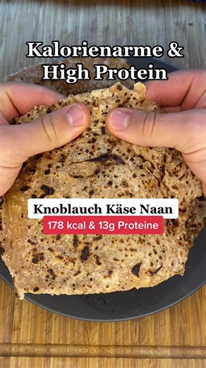 Kalorienarmes Knoblauch Käse Naan Rezept