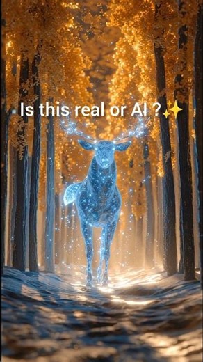 Have you ever seen a Blue Ice Deer? ❄️🦌 #shorts #nature #magic #trending #explore