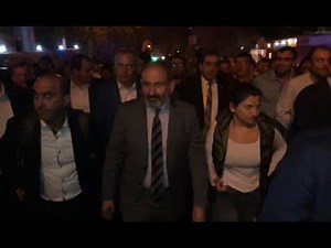 Նիկոլ Փաշինյանը Բաղրամյան պողոտայում միացավ ժողովրդին