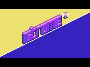 Nitrome's Hop Swap: Nitrome logo startup screen