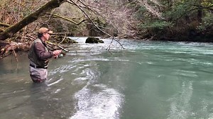 It's #SteelheadWeek, and we're kicking it all off on the south coast with District Fisheries Biologist Steve Mazur. If the southern Oregon Coast is one thing, it's remote. The rivers that it encompasses don't get the same kind of pressure that the rivers on Oregon's north coast do, and for that reason, it's a great place to explore if you like solitude. | Oregon Department of Fish and Wildlife