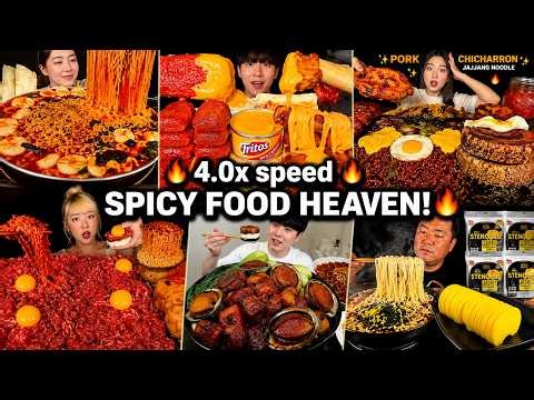 🔥 ULTIMATE KOREAN FOOD FEAST! Black Bean Noodles, Cheese Corn Dogs & Pork Chicharron Mukbang ASMR