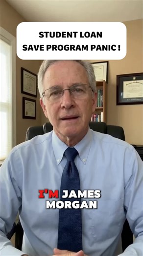 Student loan save program panic #jamesmorgan #studentloans #moneytips #collegestudents
