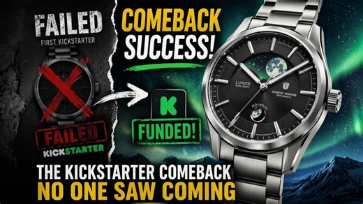 A Kickstarter failure turned success | LUNØR moonphase interview