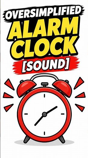 ⏰ Oversimplified Alarm Clock Sound #soundeffect