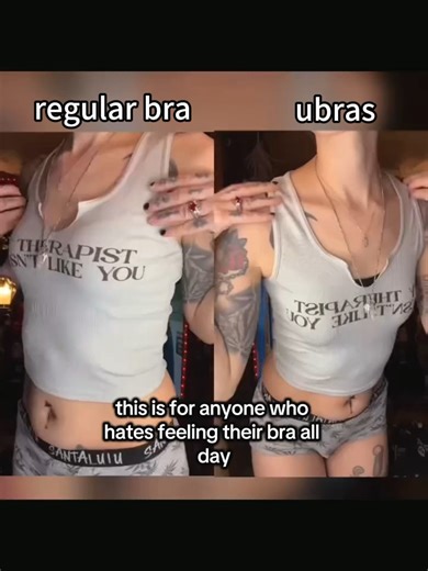 Bra lines showing? Ubras helps you hide them! Comfortable and non-tight, super reassuring#ubras