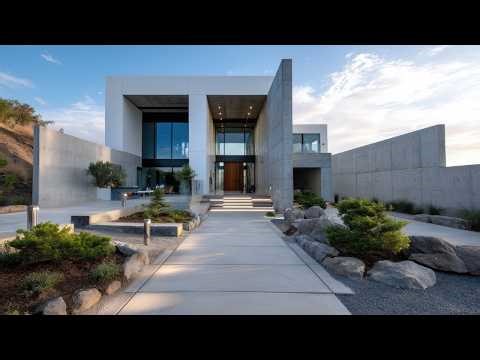 Luxury Brutalist Concrete Homes | Monumental Design with Minimalist Opulence
