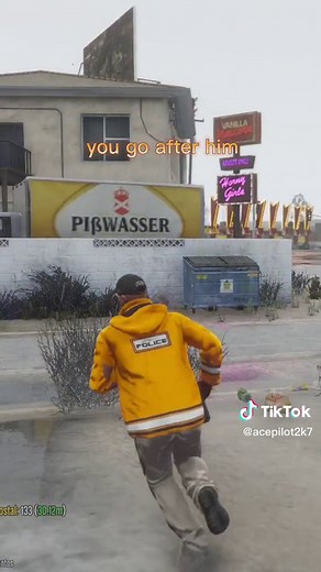 Intense GTA 5 Police Foot Chase | LSPDFR Mod