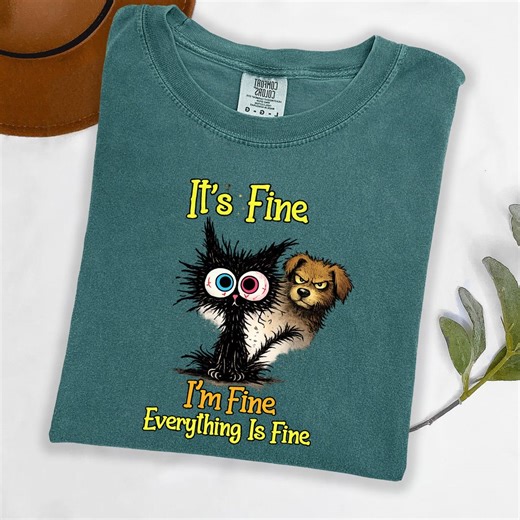 Out of Control Meme Shirt, Funny Burnout Cat Graphic Tee, Sarcastic Anxiety Shirt - Etsy