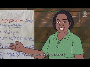 Community engagement in Climate Smart Farmer Field Schools in Cambodia.