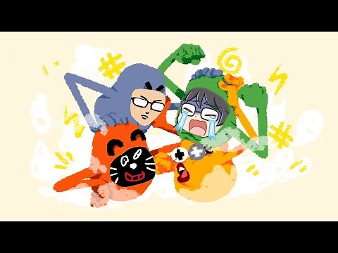 【4人実況】みんなで手を繋いで協力しないとクリアできない神ゲー『 Heave Ho 』