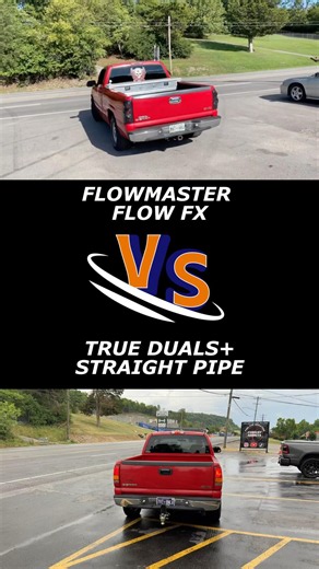 1999-2006 GMC Sierra 5.3L V8: True Dual Straight Pipes vs Flowmaster Flow FX!