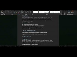 Introduction To iQuest's Value Driver Modeling Tool
