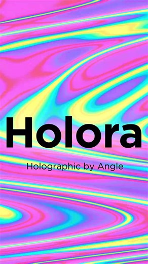 NEW: Holora. A plugin effect for After Effects that generates holographic color shifting based on viewing angle. https://aescripts.com/holora/ #aftereffects #aescripts