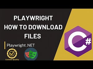 FILE DOWNLOAD USING PLAYWRIGHT C#