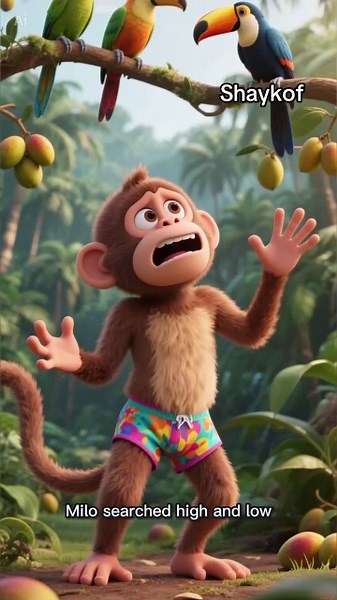 Milo the Monkey’s Silly Underpants Adventure 🐒 | Funny Jungle Cartoon for Kids | Mango Grove Story